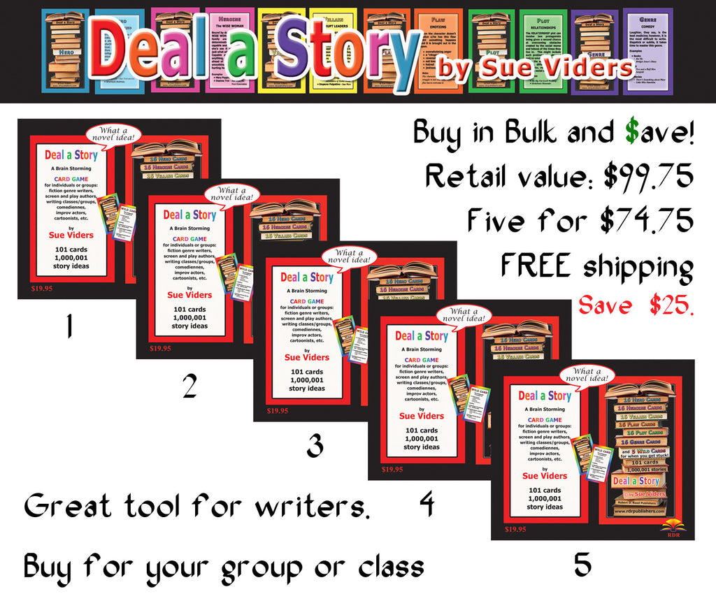 Deal a Story — Five decks of cards