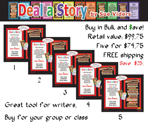 Deal a Story: A Brain-Storming Card Game for Writers by Sue Viders