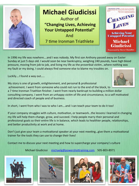 Changing Lives: Achieving Your Untapped Potential by Michael Giudicissi