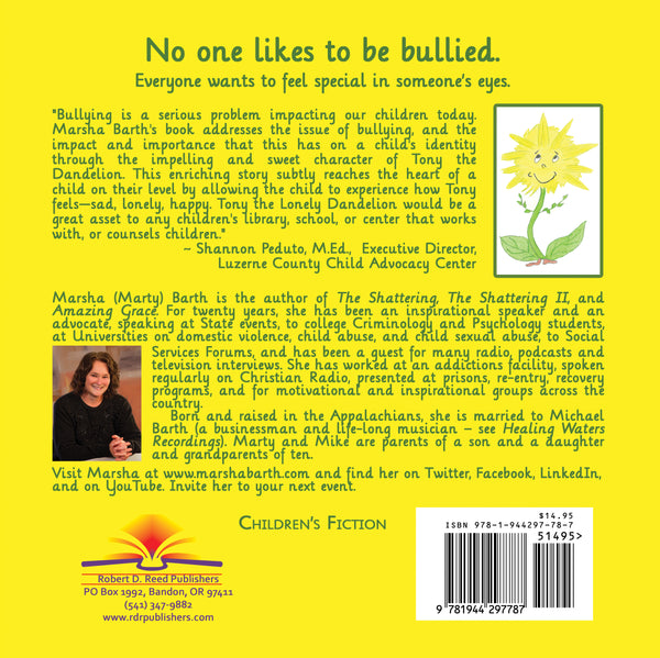 Tony the Lonely Dandelion by Marsha Barth