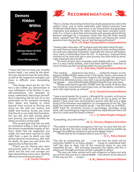 Demons Hidden Within: Lifelong Impact of Child Sexual Abuse