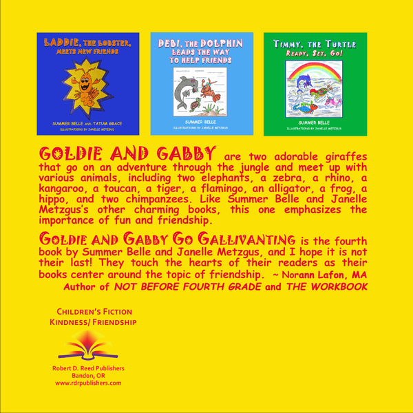 Goldie and Gabby Go Gallivanting by Summer Belle