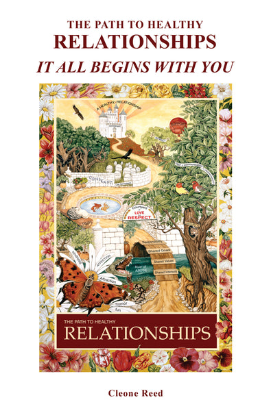 The Path to Healthy Relationships Poster and accompanying book, IT ALL BEGINS WITH YOU